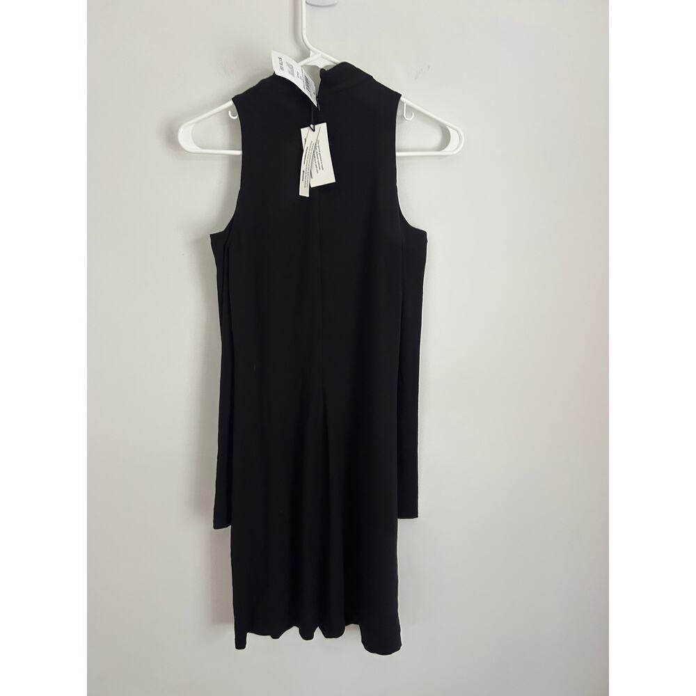 twenty Black Knit Cold Shoulder Dress - Black - XS - NWT - Picture 5 of 8